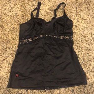 Ruby Ribbon Lace Full Support Cami -36